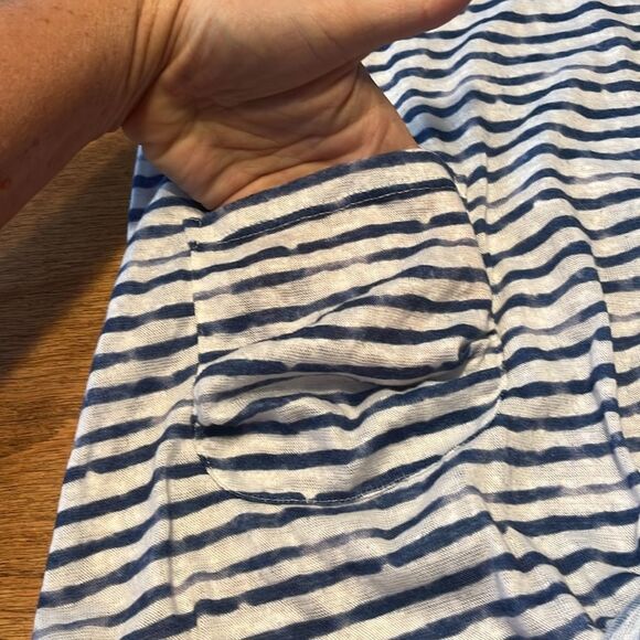 Beach Break Hooded Navy/ White Swim Cover - Picture 4 of 7